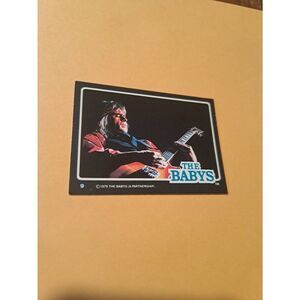Vintage 1979 The Babys Trading Card #9 London Rock Band Collectible